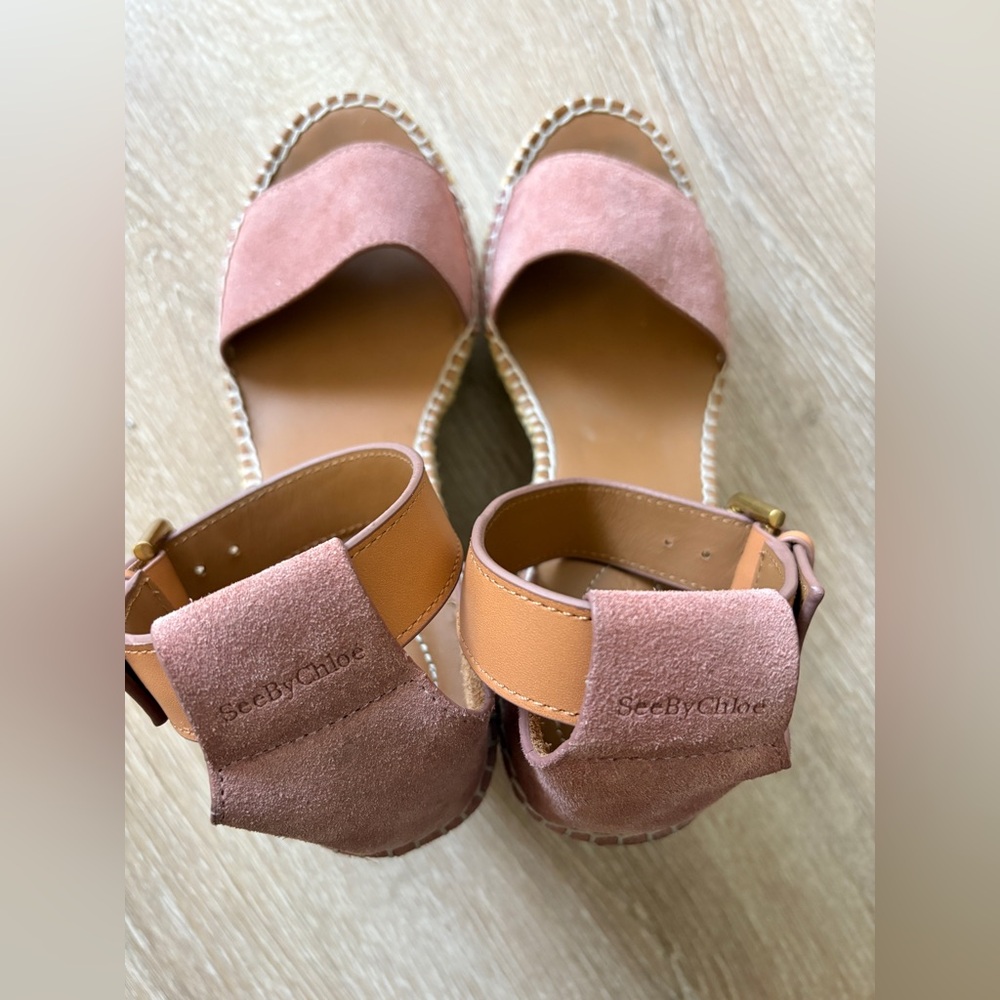 Chloe wedges size 8 - Picture 2 of 10